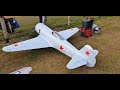 AWESOME MOKI SOUND + SMOKE 1/3 SCALE RC YAKOVLEV YAK 11- MOKI 250cc 5 CYL RADIAL AT HEADCORN - 2019