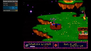 ToeJam and Earl Speedrun (Hot Tub/Fixed World) 1/12/21 (1:05) PB