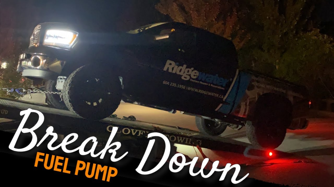 Break Down Fuel Pump Test Engine Cranks But Wont Start YouTube