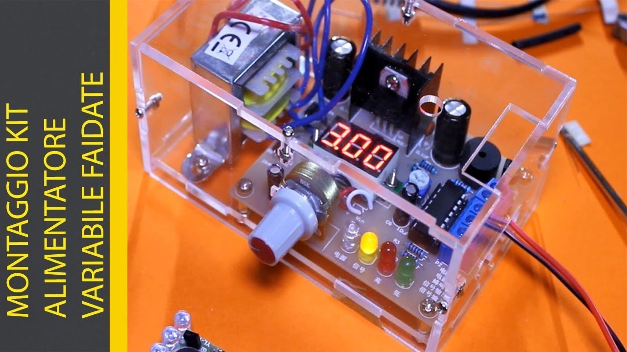 Alimentatore CC,Kit Di Alimentazione Variabile Regolabile,Alimentatore