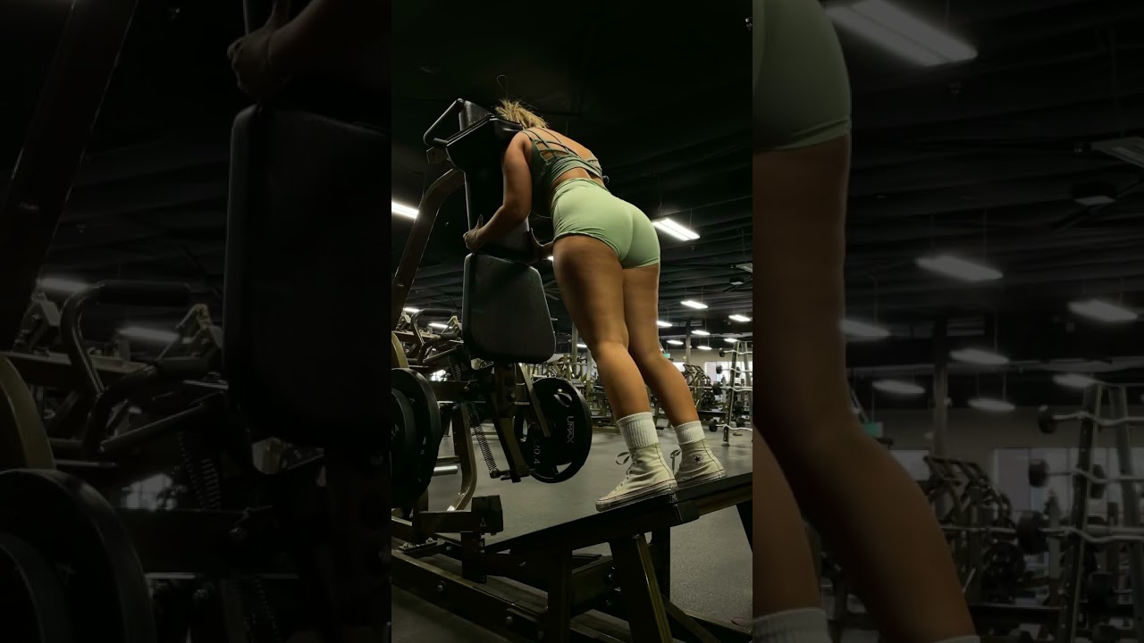 Hack Squat Machine Good Morning - YouTube