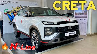 CRETA N-Line 2024 | Hyundai Creta N Line N10 | Detail Review with ADAS & 6Airbags | All new features