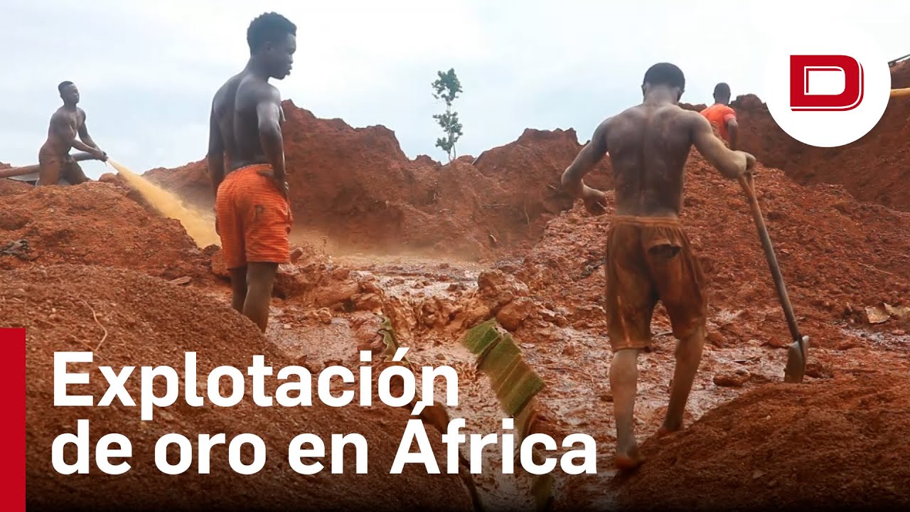 Consiguen grabar una explotación de oro ilegal en Ghana - YouTube