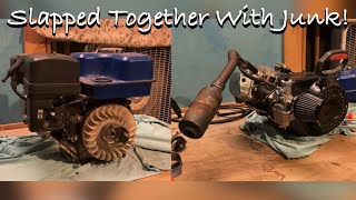 Junk Greyhound 212cc turned into Decent Minibike Engine.