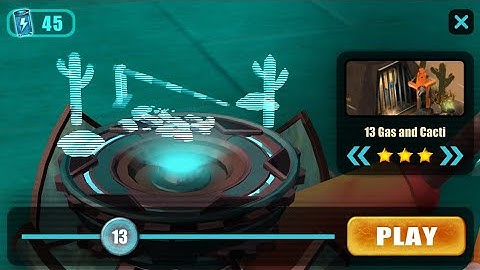 Tiny Robots Recharged Level 13 || Gas and Cacti || Walkthrough Solution.