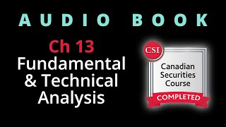 CSC Ch 13 | Fundamental & Technical Analysis