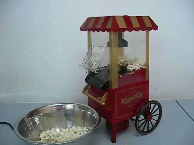 Uitsluiting Beukende Onnodig Mini Classic Cart Style Popcorn Machine - YouTube