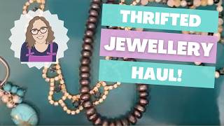 Jewellery Thrift Haul from Charity Shops & Car Boot Sales! Thrifted Jewellery in the UK