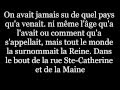 La Reine Les Cowboys Fringants Lyrics La Reine Les Cowboys Fringants Lyrics