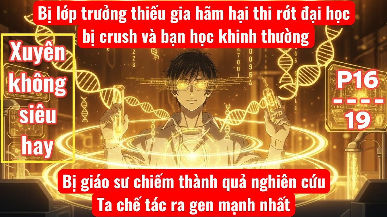 FULL|P16|Thi rớt đại học bị crush khinh thường, bị giáo sư chiếm dự án, Ta chế tác ra gen mạnh nhất