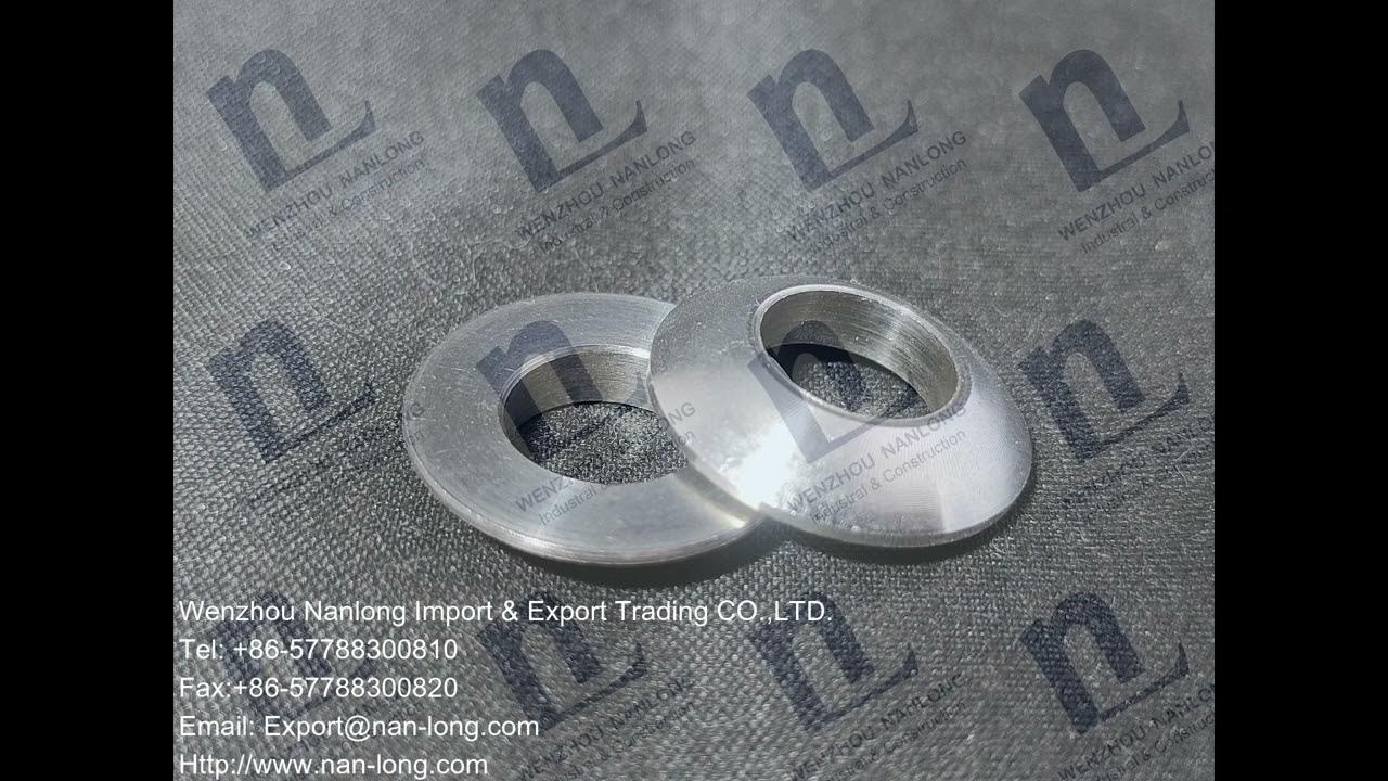 DIN 6319 Spherical Washers Conical Seats Type C Wenzhou Nanlong YouTube