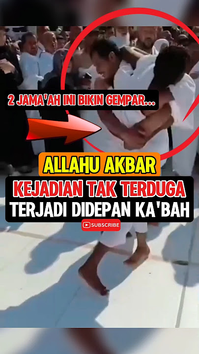ALLAHU AKBAR‼️kok bisa kejadian di Mekkah bang⁉️😭 #allahuakbar #mekkah #islam #muslim