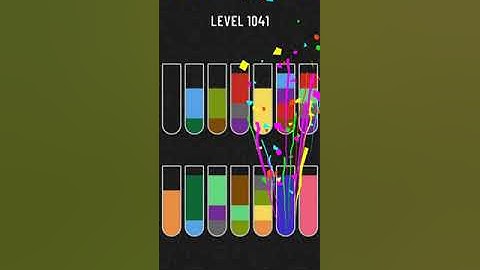 water sort puzzle - level 1041
