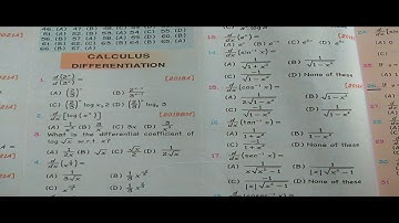Vvi objective questions 2023  12th math| Differentiation Crash Course class12| Board Exam| Subodh