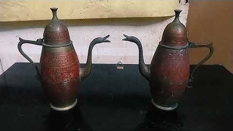 CẶP ẤM ĐỒNG PHÁP LAM CHUẨN CỔ , TỐI 24/11/2025(0977839132)