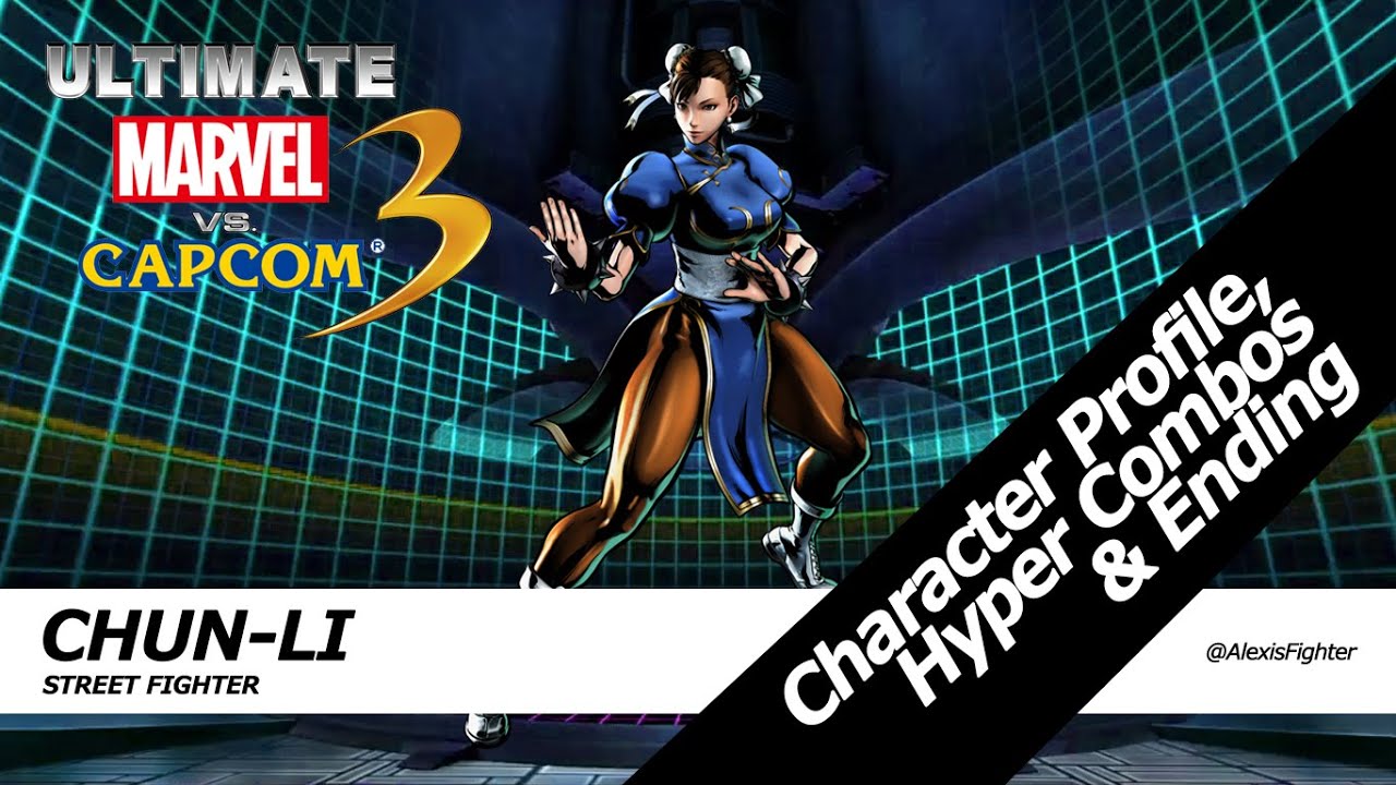 UMVC3 - Chun-Li - Profile, Hyper Combos & Ending