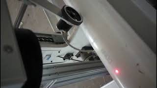 Leadjet fiber laser marking machine applies to PVC pipe online for products info coding