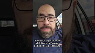 The official Repuve government website was hacked and they were demanding money for consultations! screenshot 2