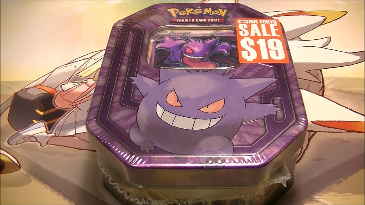 Pokemon TCG Gengar Tin Opening!