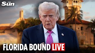 LIVE: Donald Trump departs for Mar-a-Lago