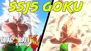 SSJ5 Goku vs. Beerus, Golden Frieza, SSB Goku & SSJ4 Broly [Dragon Ball Xenoverse PC Mod]