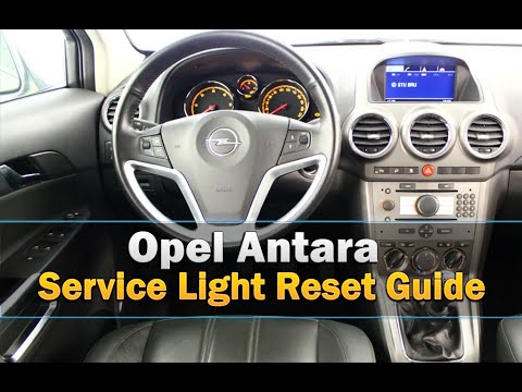 Opel Antara Service Light Reset