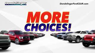 Big Savings At The All-New Dondelinger Ford Cdjr
