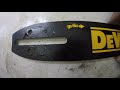 BIGGER BAR! for Dewalt 20v 12in CHAINSAW