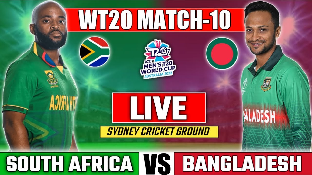 live bangladesh vs south africa t20 world cup match-10 live score world t20 ban vs sa #t20worldcup