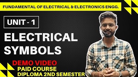 FEEE | Electrical Symbol | Fundamental of electrical and electronics eng. | FEEE 01  Diploma 2nd sem