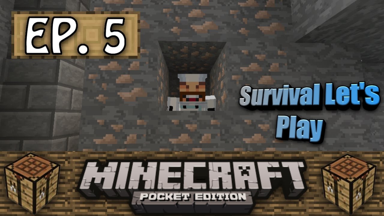 MCPE Survival let's play Ep. 5 - Ask me questions/ Caving!!!- Minecraft ...