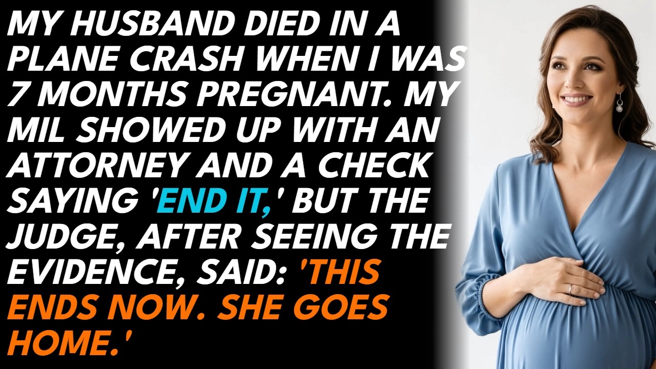 I was five months pregnant and holding a restraining order that said I was a danger to my own daughter. Three weeks after my husband’s funeral, my mother-in-law started calling. “A baby right now...