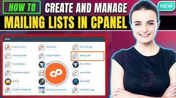 How to create and manage mailing lists in cPanel 2025