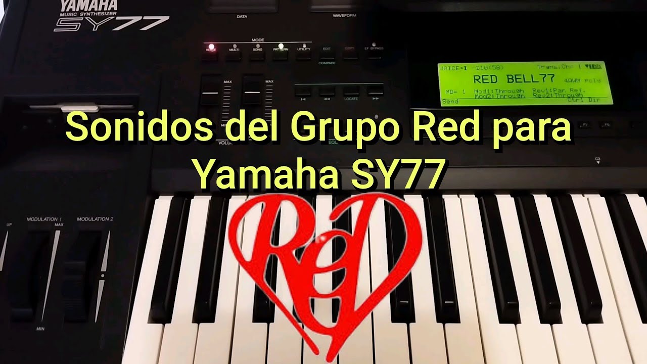 Sonidos del Grupo Red para Yamaha SY77
