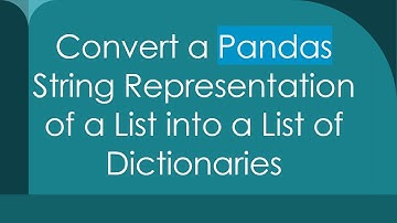 Convert a Pandas String Representation of a List into a List of Dictionaries