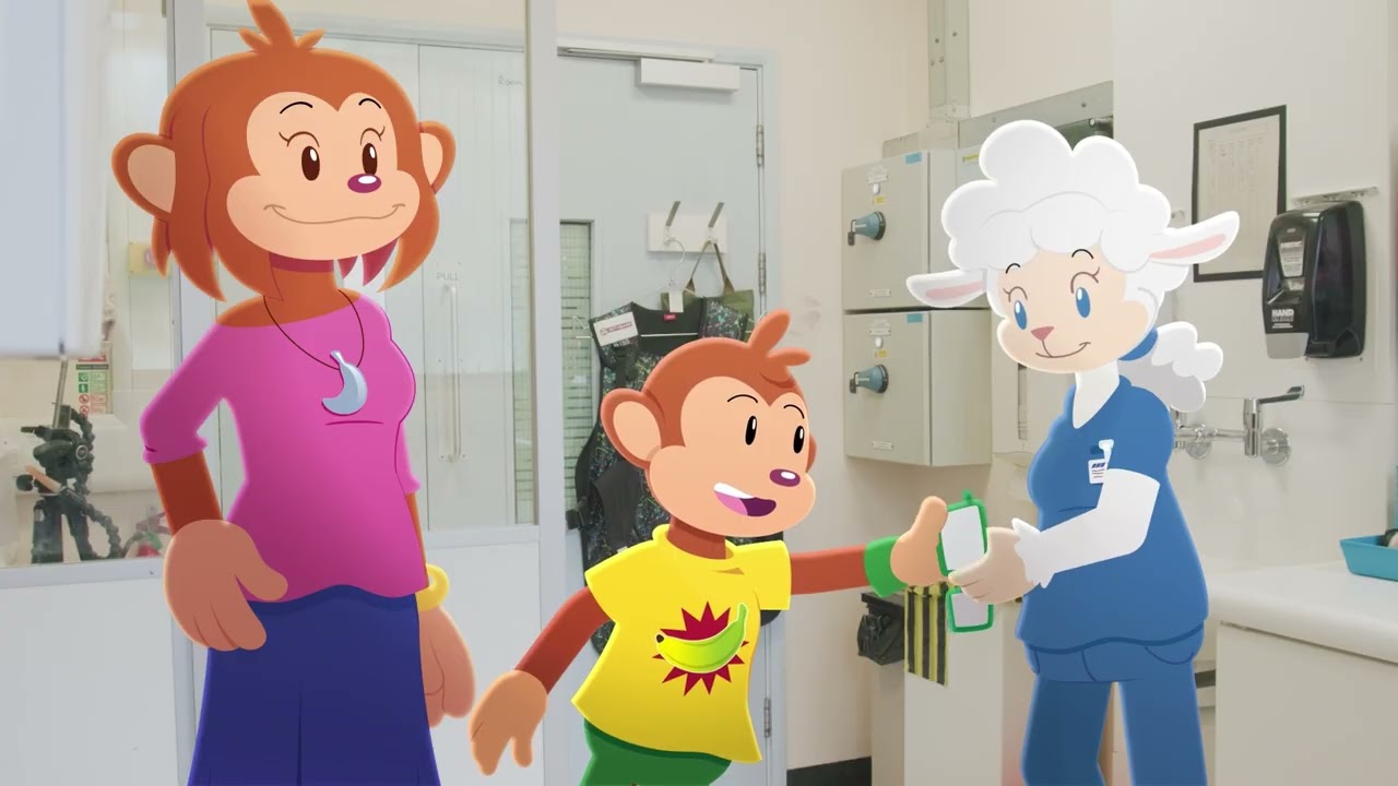 Max the monkey  and friends have a dental X-ray (OPG modelling)