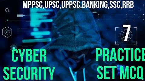 cyber security unit 9 mcq mppsc pre 2020 | सायबर सिक्योरिटी mcq |  keys to success
