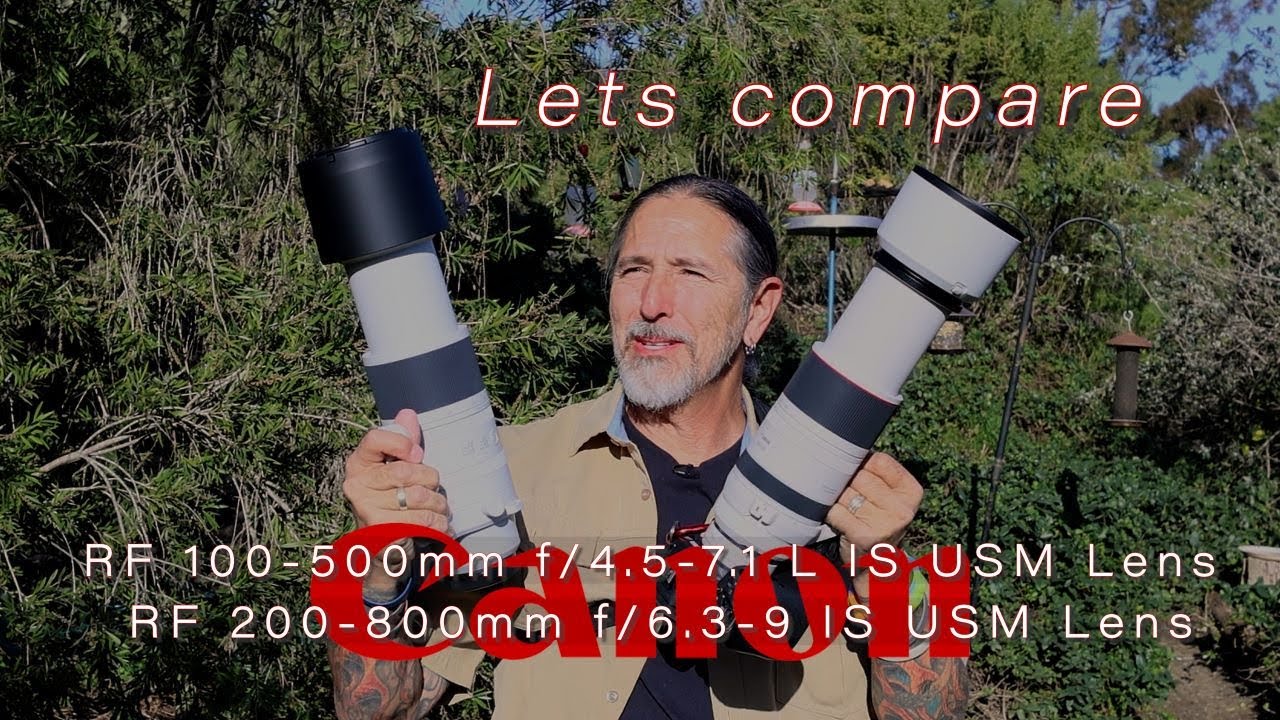 Canon lens comparison RF 200800mm f/6.39 IS USM Lens VS RF 100