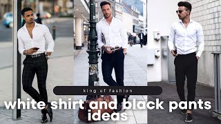 Black and White Outfits with Pants. How to Wear Black and White Color Duo?  