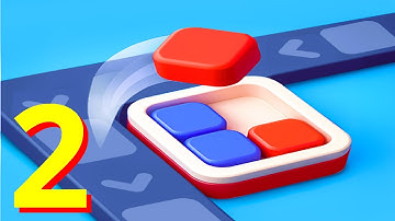 🟥 Color Cube Match: Sort Puzzle 🟦 GAMEPLAY Part 2 Levels 8-12 (Android, iOS)