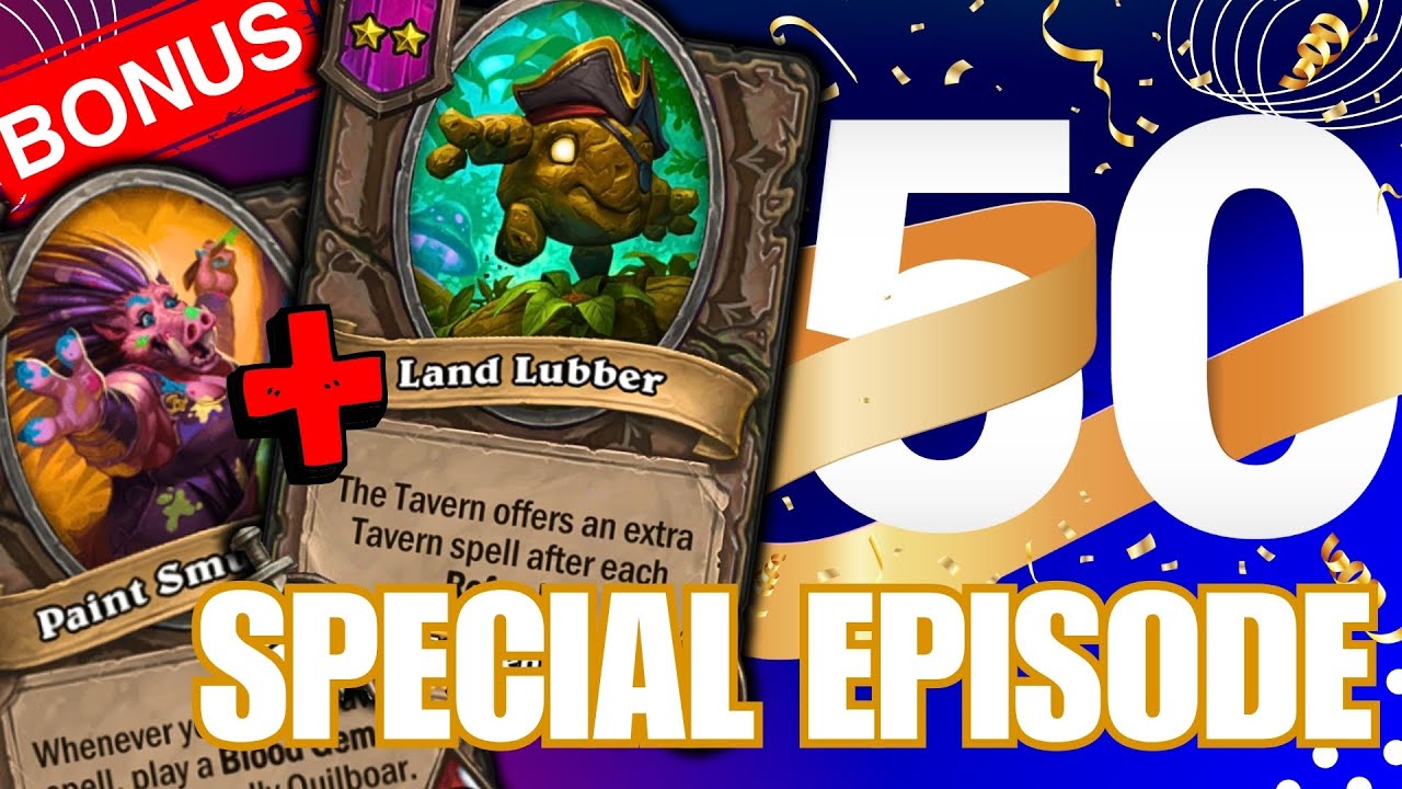 RARE FOOTAGE! Land Lubber and Paint Smudger before the NERFS | Hearthstone Battlegrounds