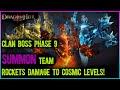 💥 9-я фаза кланового босса — Призывники выводят урон на космический уровень!