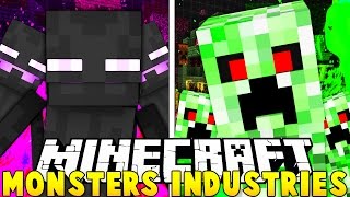CRAZIEST MINECRAFT BUSINESS EVER! - Minecraft MONSTERS INDUSTRIES - 2VS2 MONEY WARS SHOWDOWN