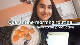 how to be productive during quarantine \/\/online school morning routine