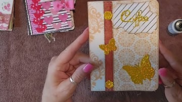 Part 2 journals made from a 6x6 paper pad