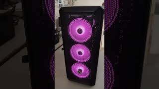 CIRCLE GAMING STEALTH B1 | ARGB TEMPERED GLASS WITH FOUR ARGB FANS