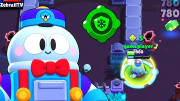 ICE BLOCK - Lou 1st Gadget Unlock | Protection From Enemy | Brawl Stars | GAMEPLAYER |