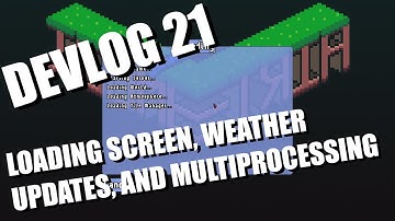 Isometria Devlog 21 - Loading Screen, Weather Updates, Multiprocessing - Made with Pygame and Python
