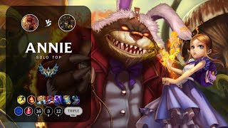 Annie Top vs Cassiopeia - EUW Challenger Patch 13.24