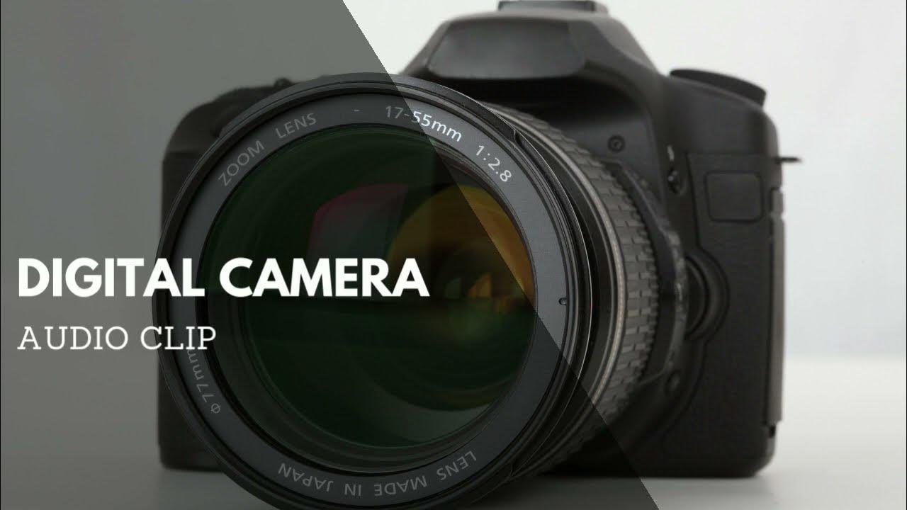 Digital Camera Sound Effect Technology Audio Clips & Sound Bites